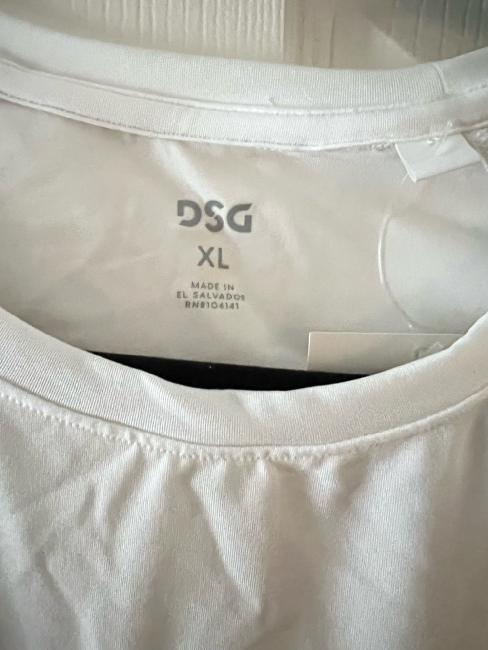 DSG White Crewneck Long Sleeve Shirt - Picture 2 of 4